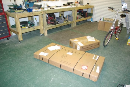 Obligatory shot of the first two boxes from Van's