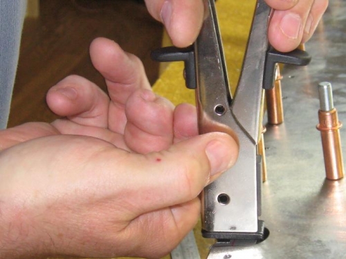 Nibbling away at the aluminum