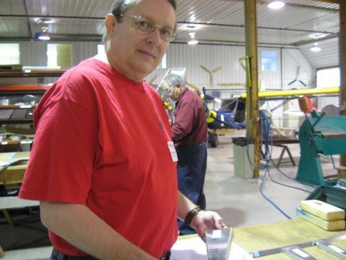 Layout of rudder internal parts