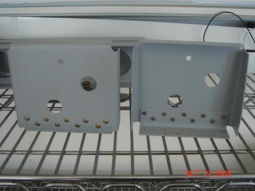 Finished bellcrank housings