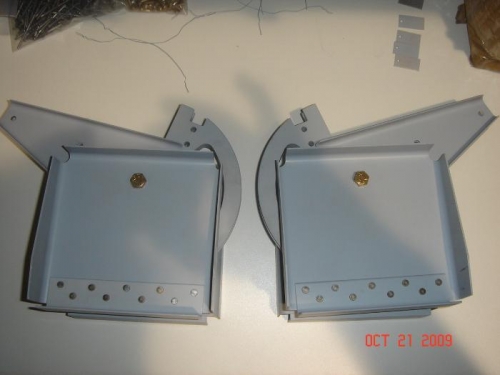 Finished flap bellcranks