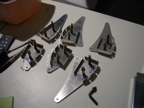 Nose ribs and flap brackets