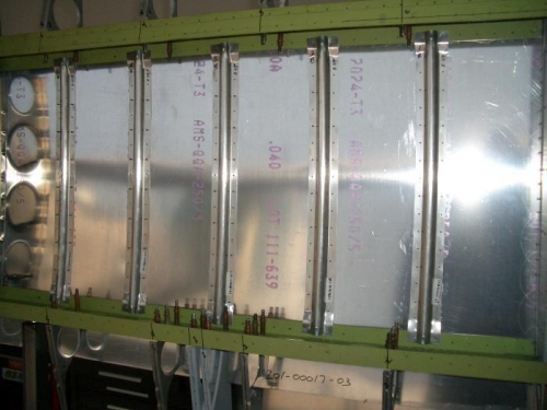 Drill lower hat sections