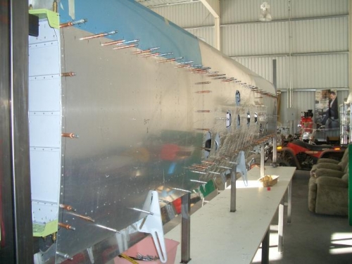 Finish drilling out to .128