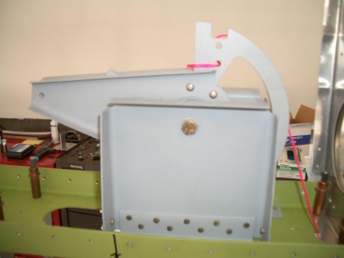 Rivet flap bellcrank