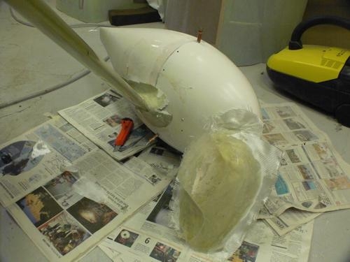Fairing removed