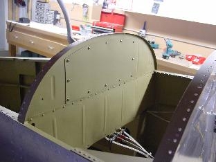 Instrument panel access hole.