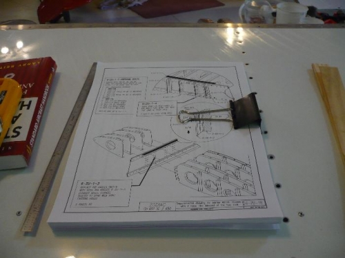 New layout for the 4 nose ribs