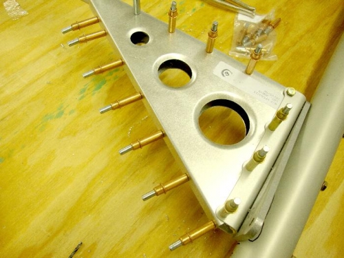 Aileron bell crank fit up