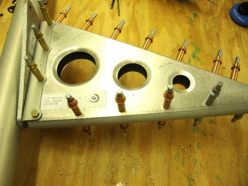 Aileron bell crank fit up