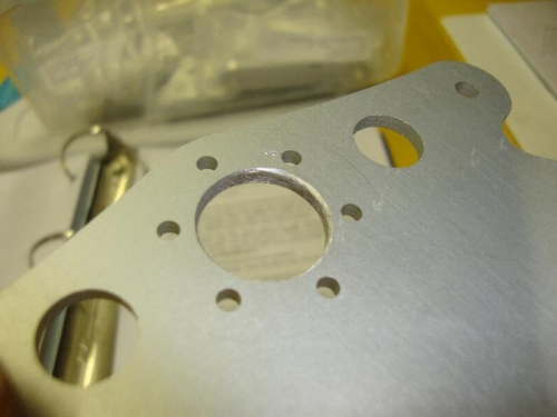 beveled ID slightly to insure flush fit