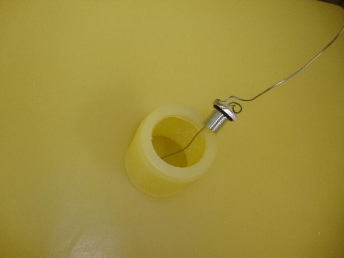 Threading fitting thru hole