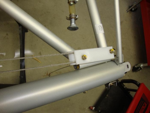 Running aileron cables