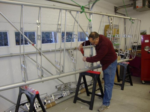 Drilling fron rib clips