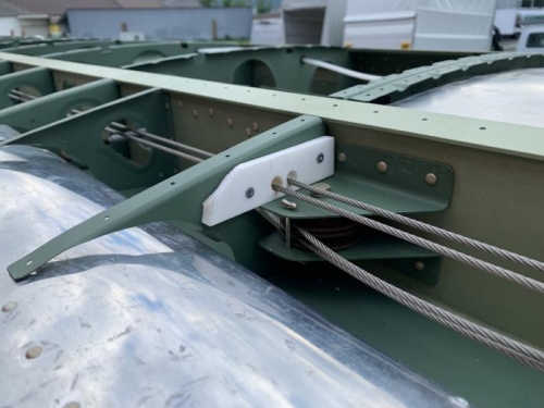 Outboard Aileron Cable Guide Installation