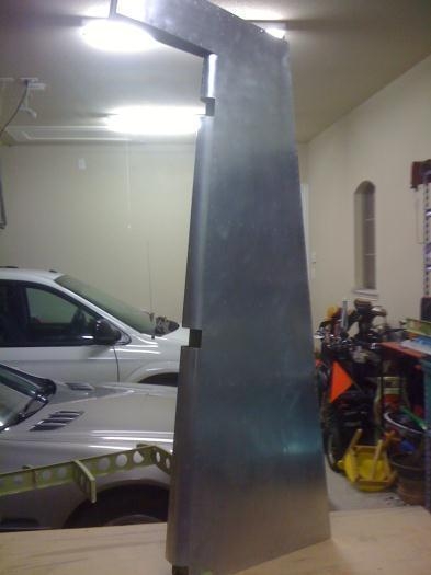 Completed rudder assembly