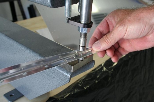 Dimpling the Elevator stiffeners