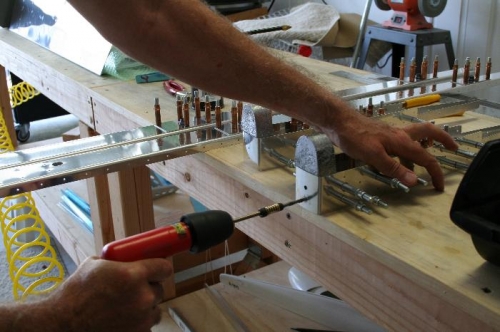 Drilling the Elevator weights