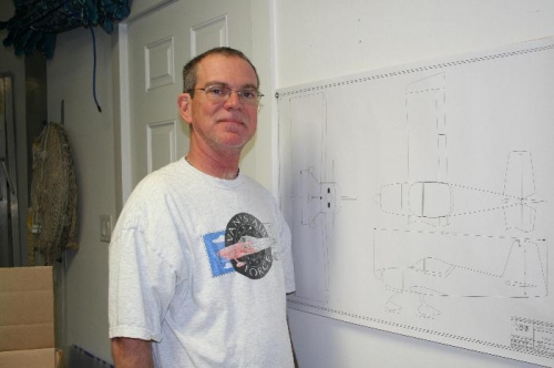 Installed drawing holder