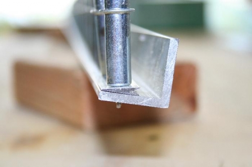 AEX rudder trailing edge wedge.