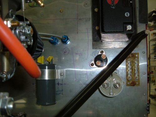 Solenoids on firewall