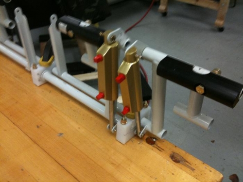 Benchtop assembly of rudder pedals