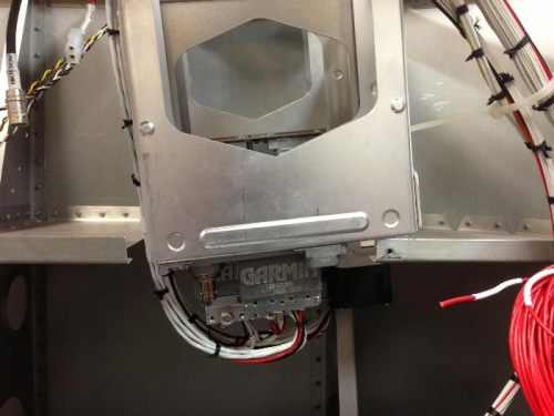 Depth of Radio/GTN750 tray