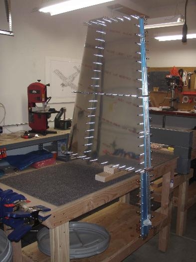 Clecoed for final drilling