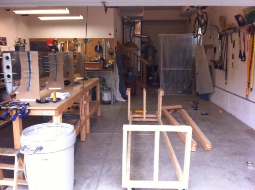 Wing cradle construction