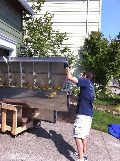 Me, on the other end of the wing