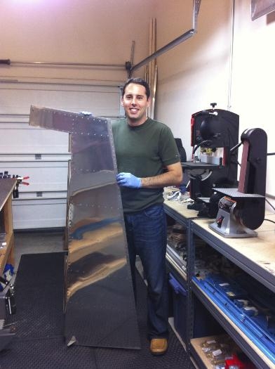 The finished rudder!