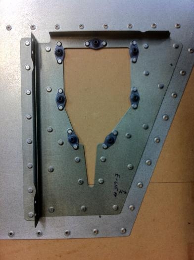 Reinforcement plate with platenuts