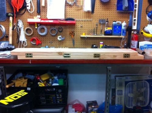 The newly assembled brake