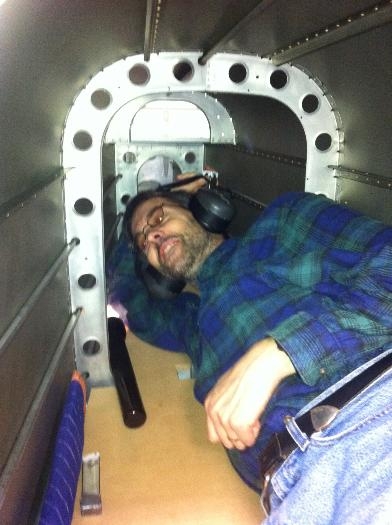 He is still smiling!