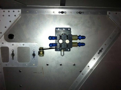 Parking brake valve mounted