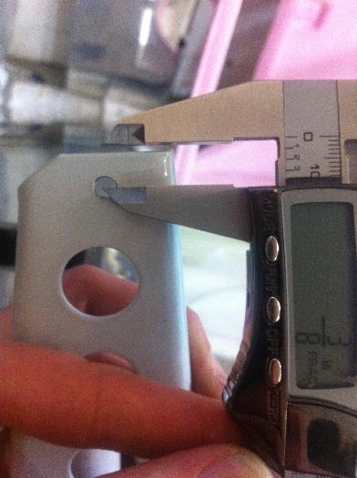 Edge distance short.  Van's stated ok due to steel structure