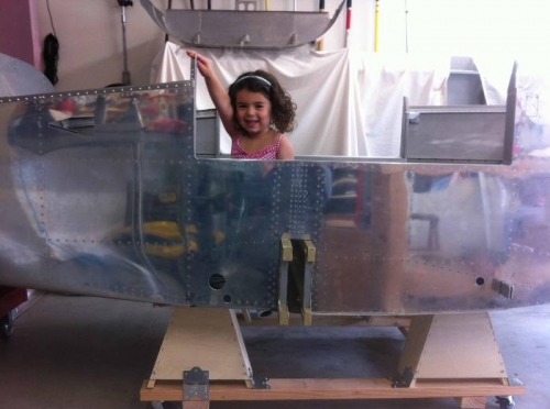 Gaby testing the fuse stand