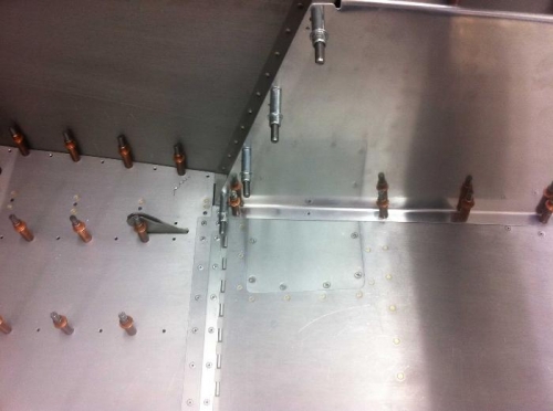 Step bolt access spanel