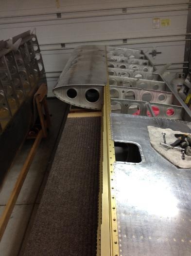 Left fuel tank removed