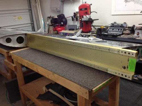 Left fuel tank removed