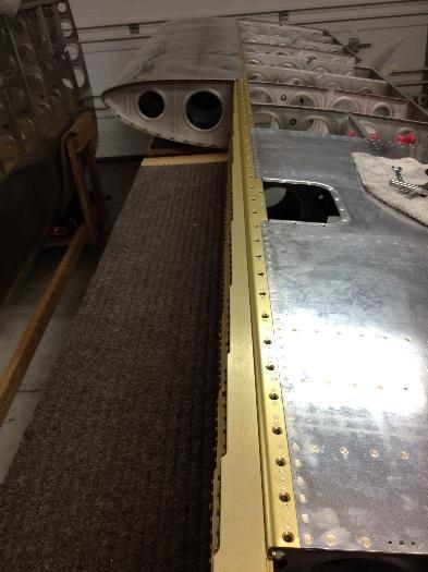 Left fuel tank removed