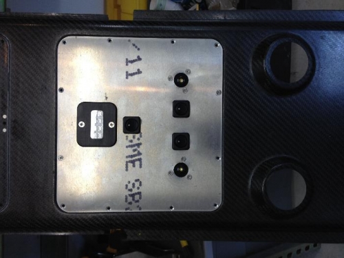 Rear passenger OH lighting