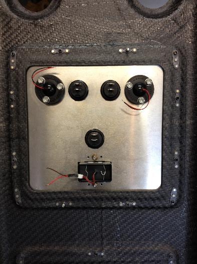 Rear passenger OH lighting