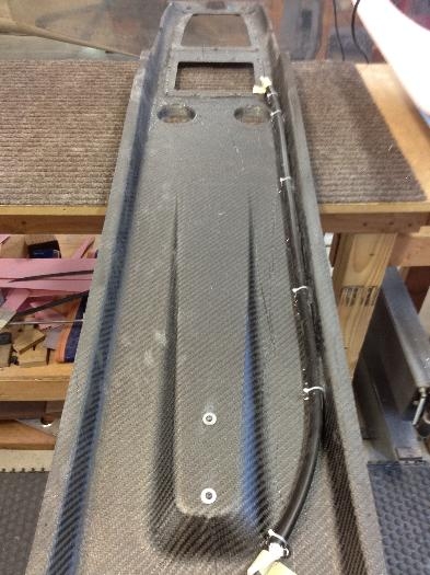 Conduit placed into the overhead console