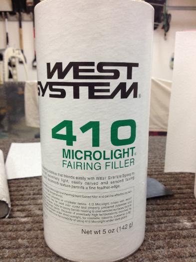 West 410 filler will be used to blend the OH to the cabin cover