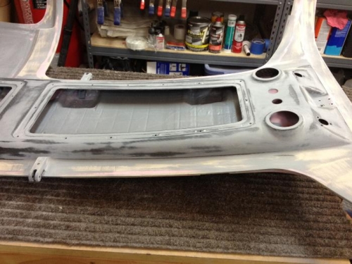 High build primer sanded down