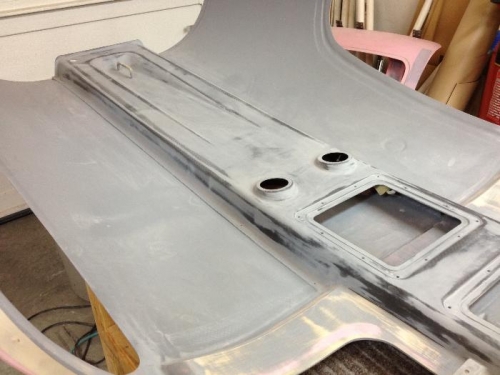 High build primer sanded down