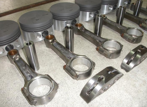 New pistons and bearings