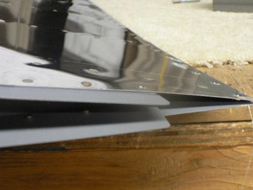 Very tight space for a rivet