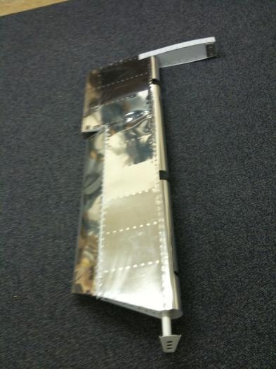 Completed left elevator